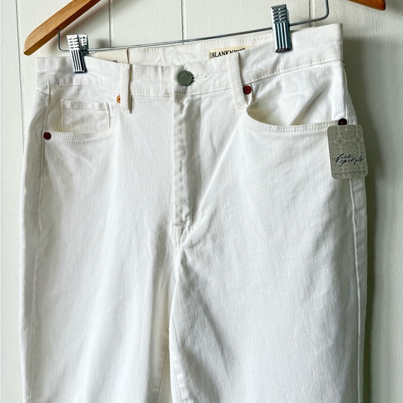 NWT Blank NYC White The Hoyt High-Rise Mini Flare Denim Jeans | Size 29 - Picture 4 of 9